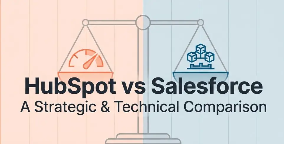 Read more about the article Salesforce -vs-hubspot for Small B2B Teams (Honest Comparison)