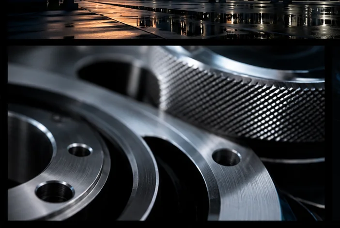 Close detail of precision-engineered components